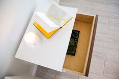 Single Drawer Nightstand 4 small