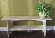 Antiqued Farmhouse Sitting Bench 3 small