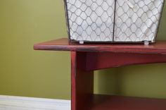 Antiqued Farmhouse Sitting Bench 4 small