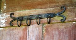 Wrought Iron Wall Rack 2 small