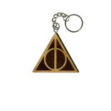 Deathly Hallows Harry Potter Wooden Keychain 3 small