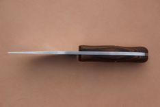Firecreekforge.Com Handmade Custom Skinning Knife Bocote Wood Handle 3 small