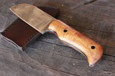 Firecreekforge.Com Hand Made Utility Chopper Knife Bushcraft Custom O1 Tool Steel 2 small
