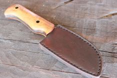 Firecreekforge.Com Hand Made Utility Chopper Knife Bushcraft Custom O1 Tool Steel 3 small