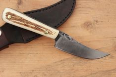 Firecreekforge.Com Hand Forged Skinning Knife O1 Tool Steel Hunting Fire Creek 1 small