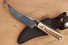 Firecreekforge.Com Hand Forged Skinning Knife O1 Tool Steel Hunting Fire Creek 2 small