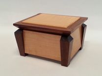 Custom Made Jewelry And Music Boxes. Beautiful Exotic Woods. 3 small