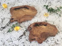 Natural Burl Wood Charcuterie Or Serving Board 5 small