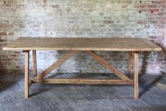 Reclaimed Oak Harvest Table 4 small