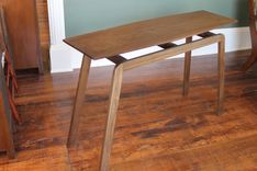 Mid-Century Influenced Solid Walnut Table 1 small