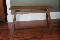 Mid-Century Influenced Solid Walnut Table 3 small