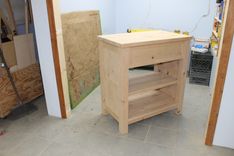 Solid Wood Kitchen Island 3 small