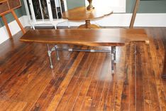 Industrial Walnut Slab Table 3 small