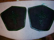 Larger Double Celtic Knot Cross Bracers Deluxe 4 small