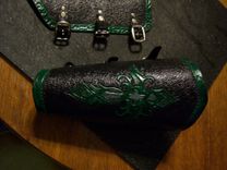 Larger Double Celtic Knot Cross Bracers Deluxe 3 small
