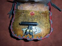 Small Leather Pirate Purse 5 small