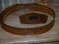 Kilt Belt That Will Fit Most Any Buckle. (Buckle Shown Not Included) 1 small