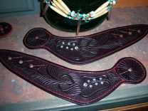 Cowgirl Traditional Western Spur Leathers With Bling-(Spurs Not Included) 2 small