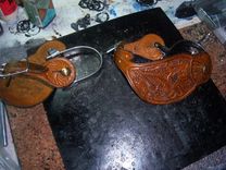 Traditional Western Spur Leathers-(Spurs Not Included) 3 small