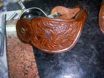 Traditional Western Spur Leathers-(Spurs Not Included) 2 small