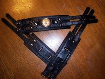 Black Leather Watch Band 1 small