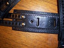 Black Leather Watch Band 4 small