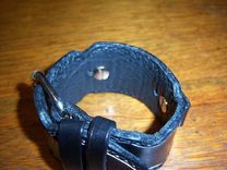 Black Leather Watch Band 6 small