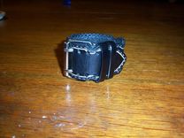 Black Leather Watch Band 9 small