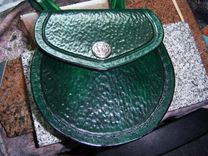 Green Sporran W/ Sporran Hangers 2 small