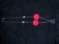 Real Silver Necklace Chain With Solid Black Buddha Charm 4 small