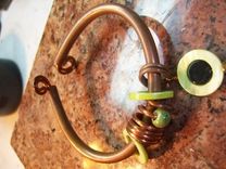 Hand Made Copper Bracelets With Beads 3 small