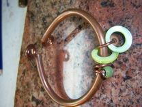 Hand Made Copper Bracelets With Beads 4 small