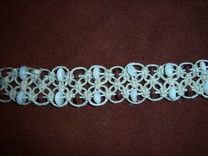 Hemp Bracelest With Wooden And Glass Beads 1 small