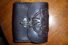 Bag With Pictish Rock Carving Image Carved In. 1 small