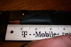 Custom Leather Sheath For This Clasic Cold Steel Black Bear 3 small