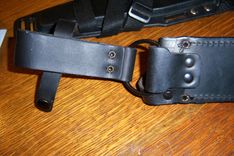 Custom Leather Sheath For This Clasic Cold Steel Black Bear 5 small