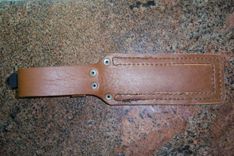 Custom Leather Sheath Built For This Brand New Puma Tec Fighting Knife 6 small