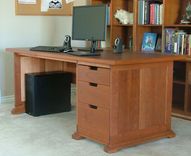 Cherrywood 3drawer Desk 2 small