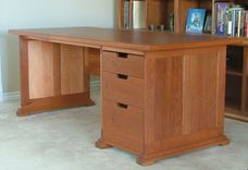Cherrywood 3drawer Desk 3 small
