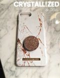 Any Color Crystallized Pop Socket Iphone Grip Bling Genuine European Crystals Bedazzled 1 small