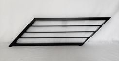 Horizontal Slat Steel Railing; Knee Wall Stairway Modern Luxury Metal Handrail 5 small
