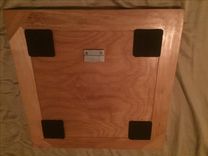 Mahogany And Spalted Maple Chess Board. 2 small