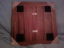 Ebony, Maple Burl, Mahogany, And Padouk Chess Board 2 small