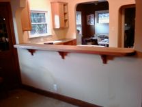 Mahogany Kitchen Serving Bar 1 small