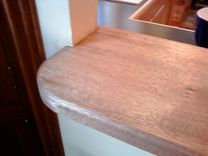 Mahogany Kitchen Serving Bar 3 small