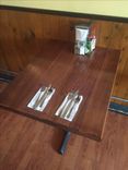 Restaurant Tables With Metal Bases 6 small