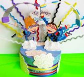 Skydiving Wedding Cake Topper Engagement 2 small