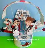 Skydiving Wedding Cake Topper Engagement 6 small