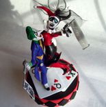 The Joker And Harley Quinn Wedding Cake Topper 5 small