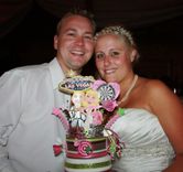 Wedding Las Vegas Cake Topper Engagement Look Alike Cake Toppers 3 small